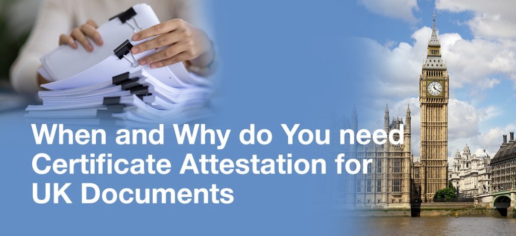 Understanding certificate attestation requirements for UK documents with professional and UK-themed imagery.