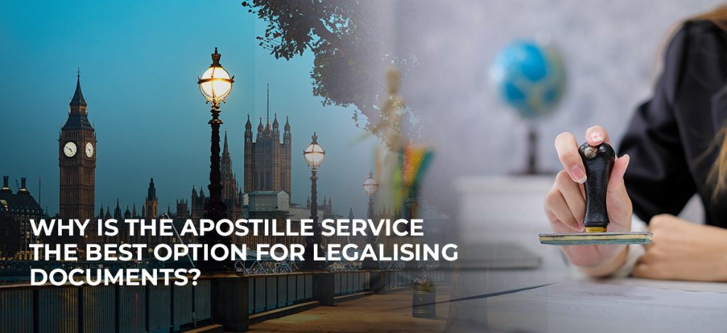 Why apostille service is the best option for document legalisation – A blend of London’s iconic landmarks and an official stamping paperwork.