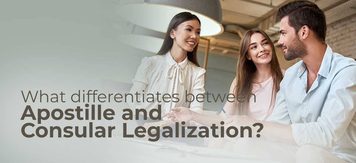 What differentiates between Apostille and Consular Legalization?