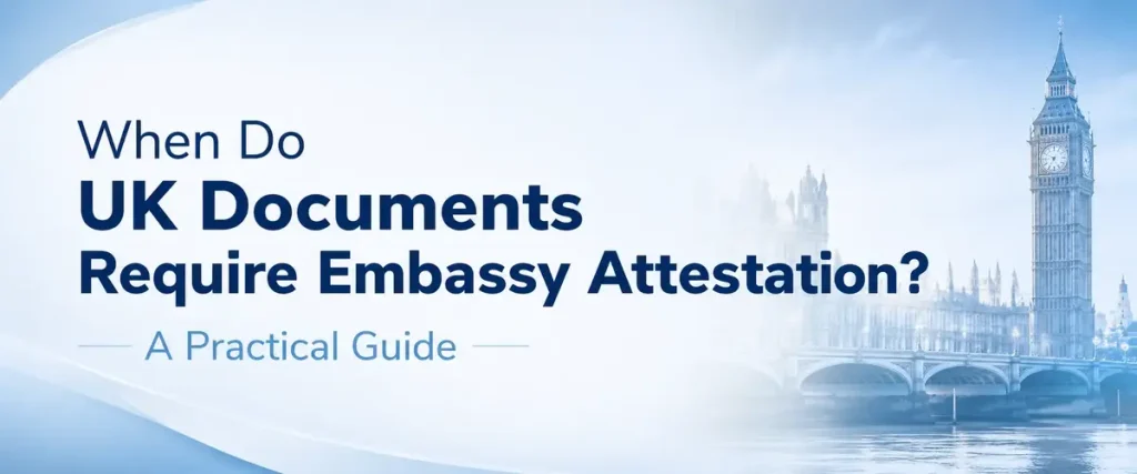 Embassy Attestation for UK Documents
