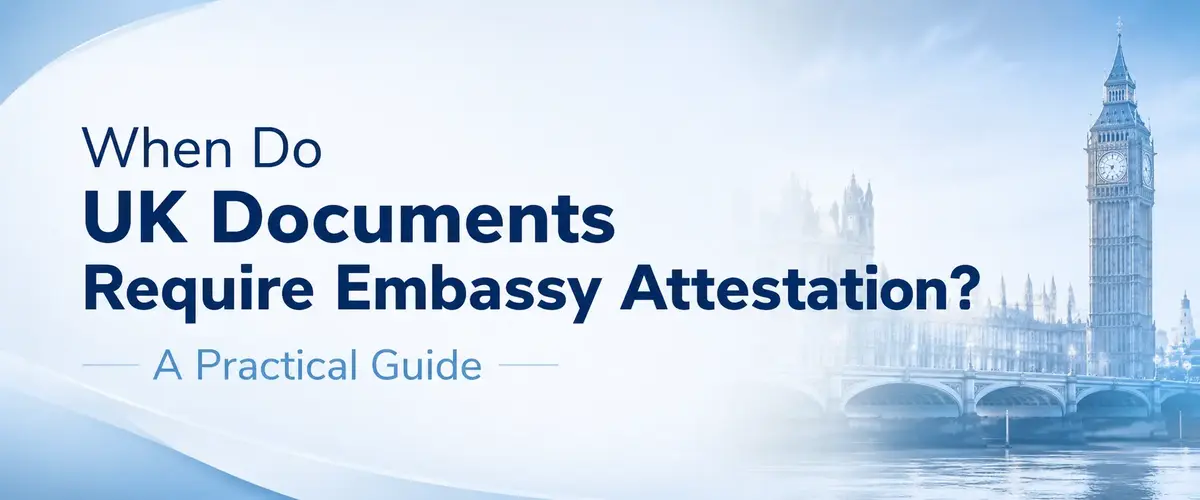 Embassy Attestation for UK Documents
